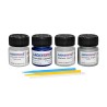 Lackstift 1K Billack - Kit Premium - 30 ml färg 30 ml klarlack 30 ml primer 30 ml plastgrund 6 st mikropenslar