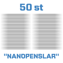 50 st "nanopenslar" tandpetare för riktigt små stenskott och repor