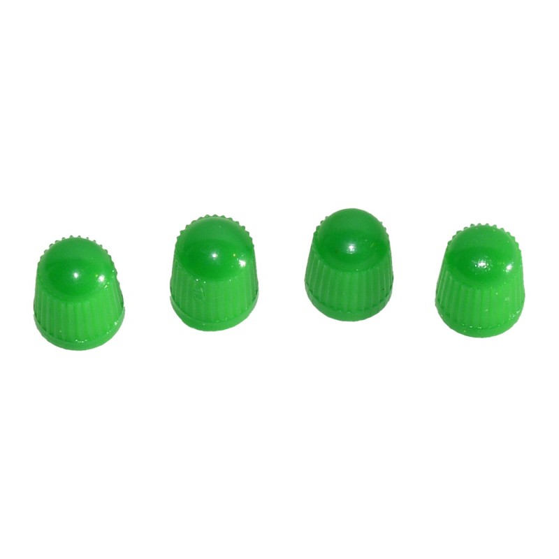 4 st Gröna Ventilhattar i Plast (för bilventiler)